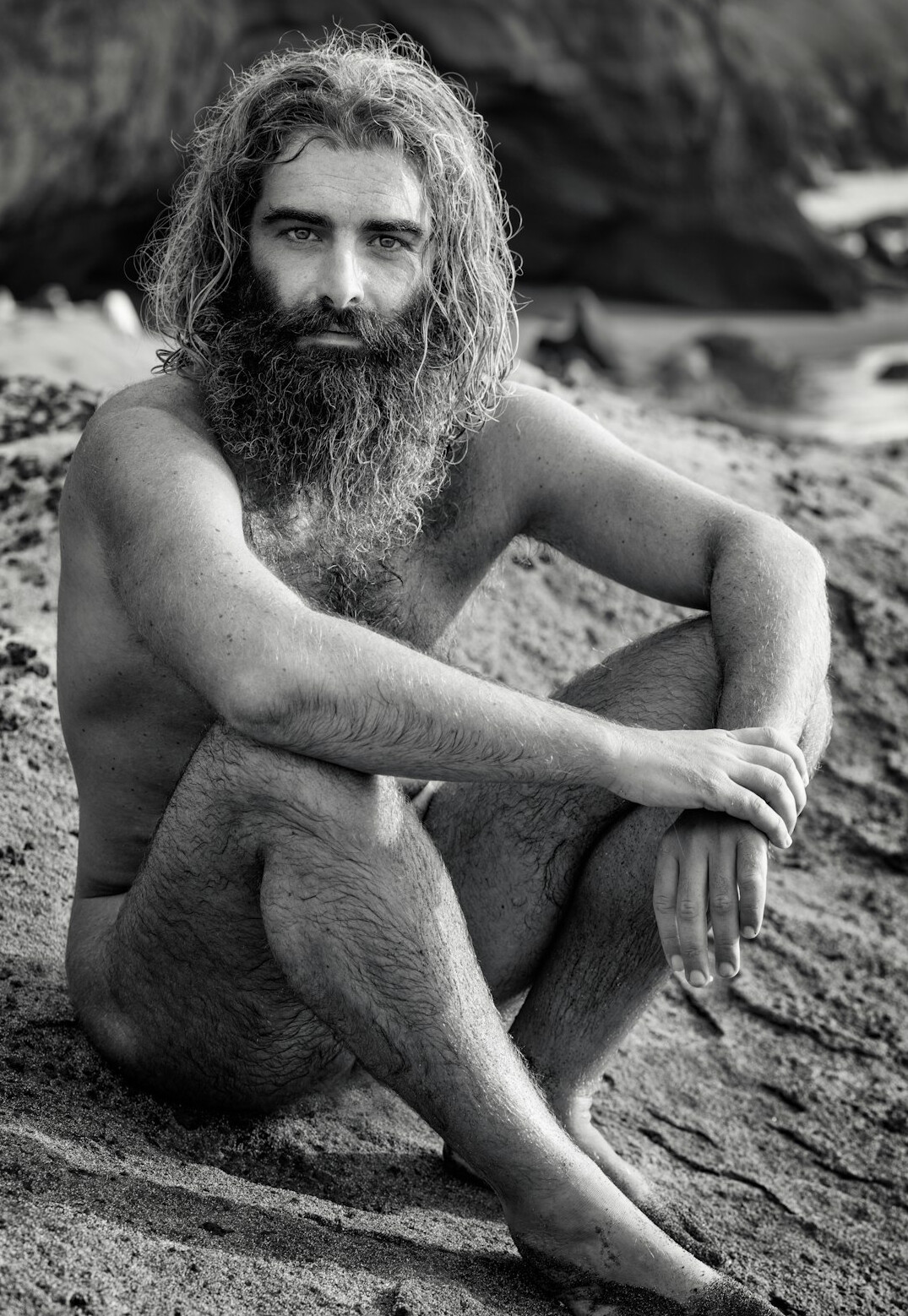 Portrait of a Brazilian man with a light beard